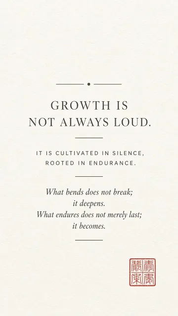 Inspirational image example: Perseverance Philosophy Typography Card