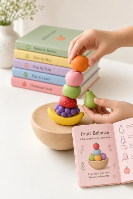 Healing Style Children Educational Board Game Photography