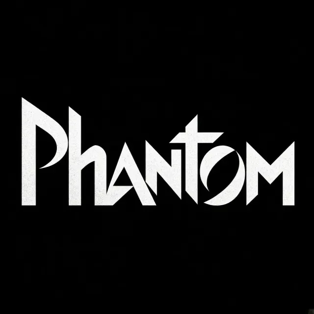 Geometric Art image example: Retro Geometric Constructivist Phantom Logo Design
