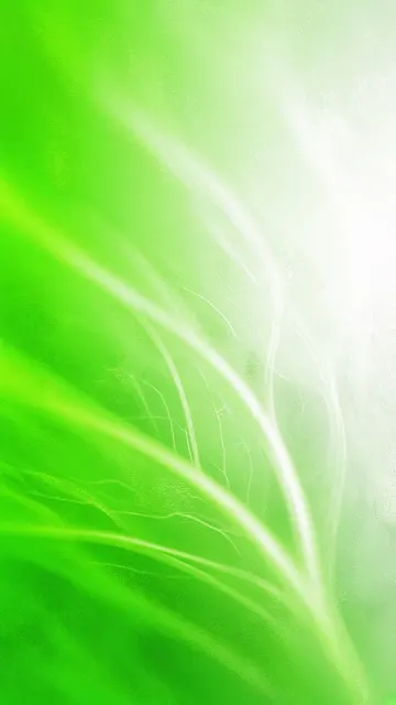 Flora & Botanicals image example: Neon Green Gradient Leaf Texture Abstract Poster