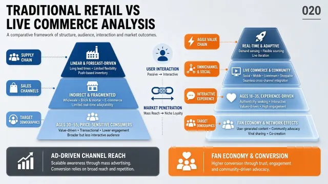 Tech Aesthetic image example: Tech Business Retail E-Commerce Comparison Infographic