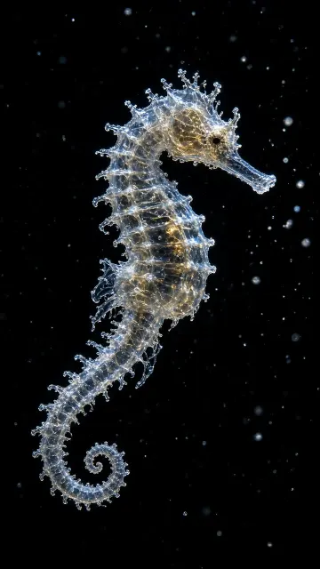 Blackwater Macro Photography of Seahorse