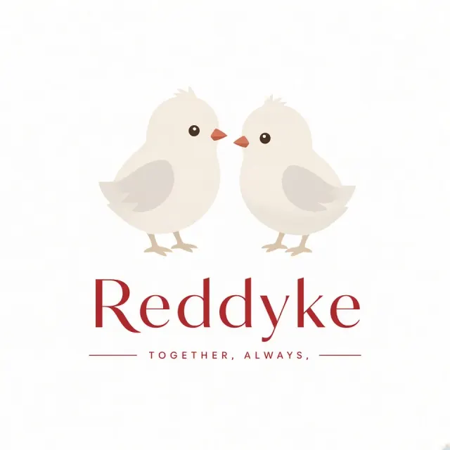 Cute Mascot image example: Minimalist Dual Chicks Brand Logo Design