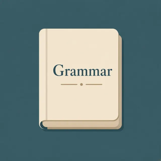 App Icon image example: English Grammar Book Flat App Icon