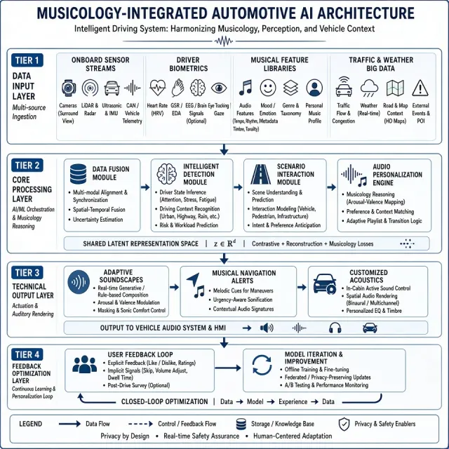 System Architecture image example: Intelligent Driving Architecture Layered Flowchart