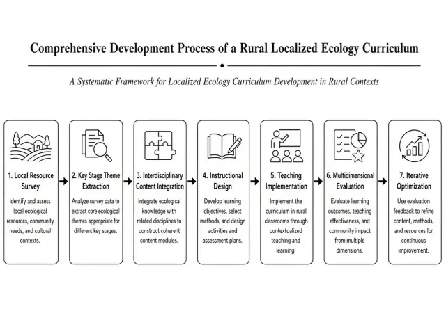 Diagram image example: Rural Ecology Curriculum Development Flowchart