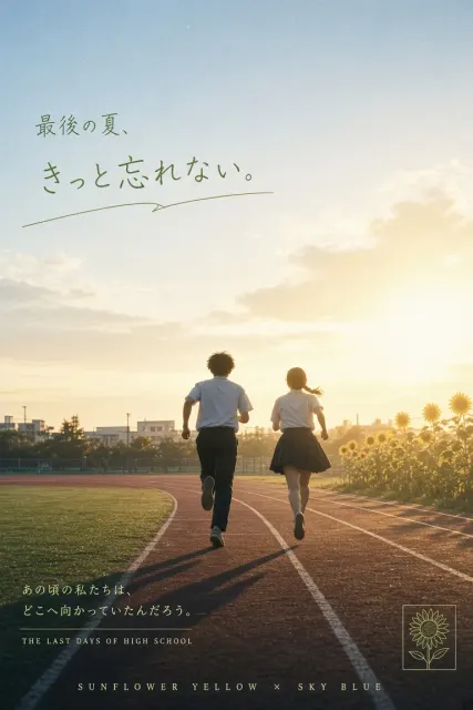 Youth Nostalgia image example: Japanese Film Style High School Track Sunset Nostalgia Photography