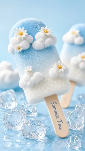 Packaging Design image example: Summer Cloud Popsicle Product Photography