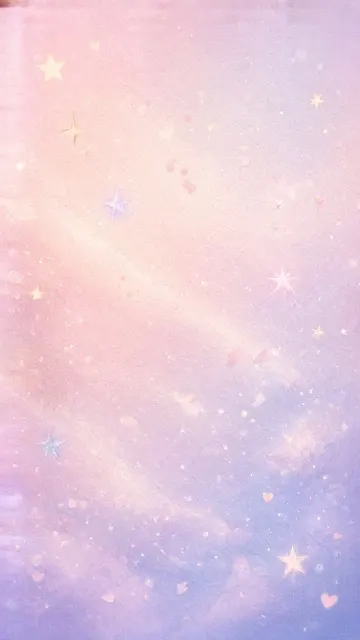 Dreamy Pastel Pink and Purple Gradient Star Minimalist Illustration