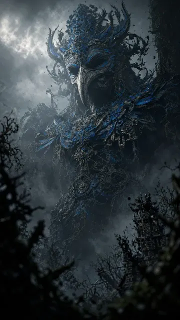Unreal Engine 5 image example: Colossal Mythological Entity Cinematic Illustration