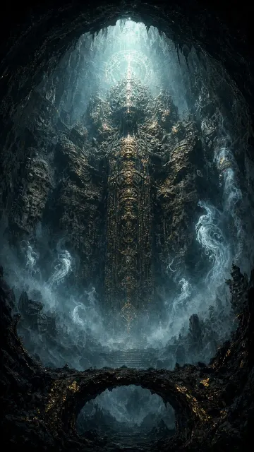 Abyssal Lord image example: Dark Fantasy Abyss Lord Concept Art