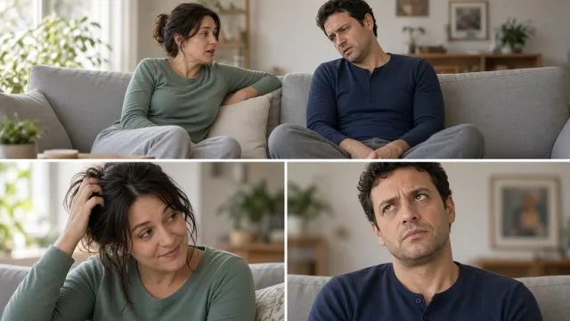 Humorous Living Room Dog Conversation Storyboard