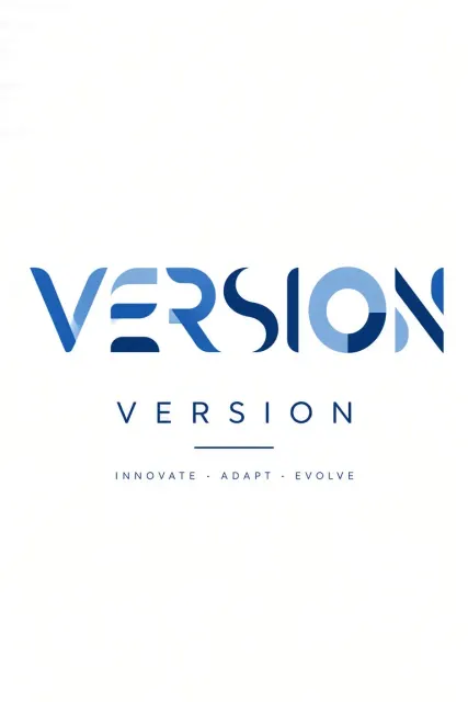 Geometric Shapes image example: Minimalist VERSION Letterform Logo Design