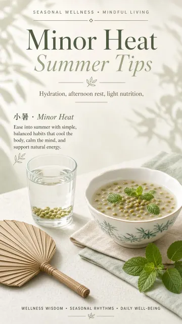 Cover image example: Minor Heat Summer Health Tips Cover