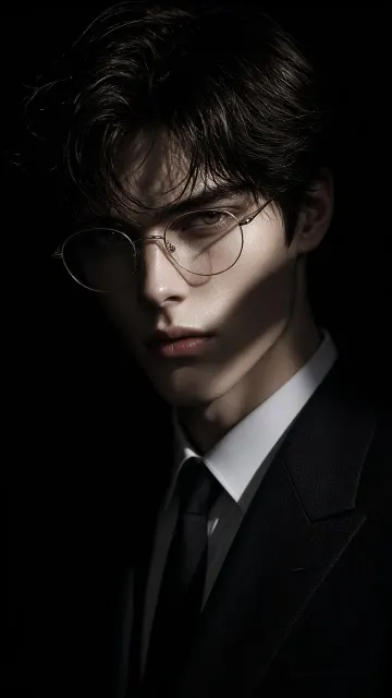 Haute Couture image example: Moody Close-Up of a Man in Bespoke Suit