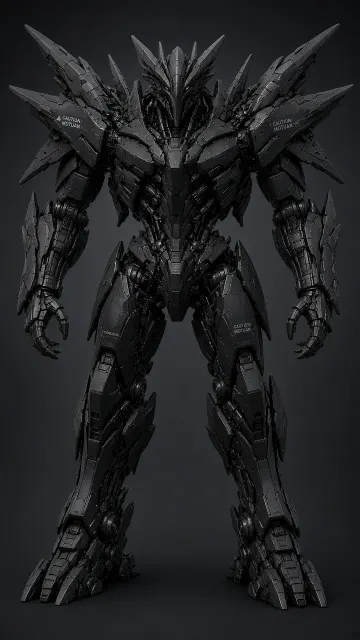 Heavy Armor image example: Shadow War Dragon Heavy Mecha Concept Design