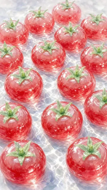 Translucent Tomato Gummy Wallpaper