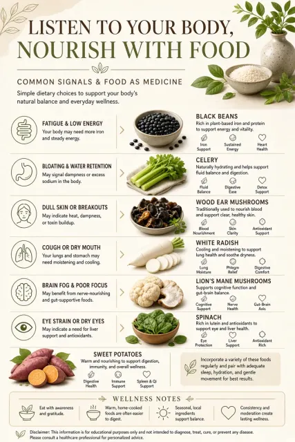 Holistic Body Health Infographic Poster