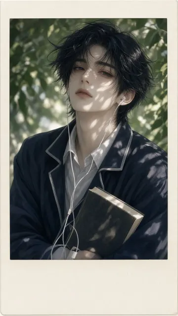 Moody image example: CG Realistic Portrait of Melancholic Youth in Uniform