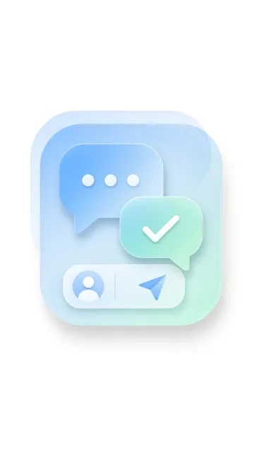 Translucent image example: Translucent Cyan Feedback Vector Icon