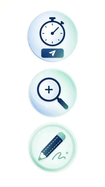 Technology image example: Clean Tech Procurement App Icon Set