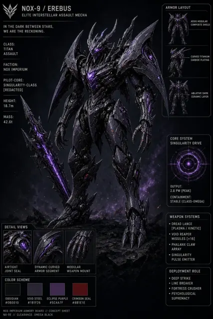 Armor image example: Hardcore Sci-Fi Mecha Star Soldier