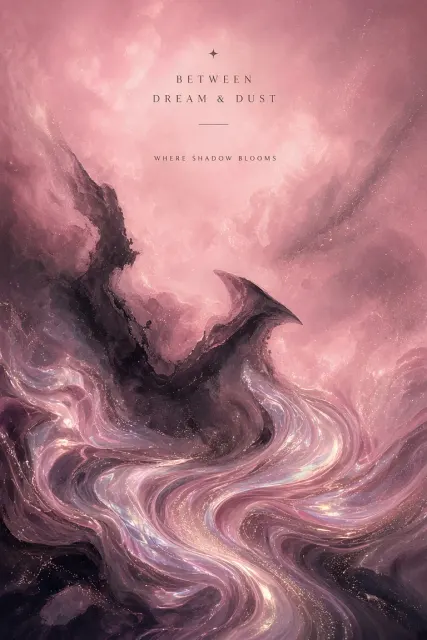 Luminescent Pink Fluid Abstract Fantasy Art