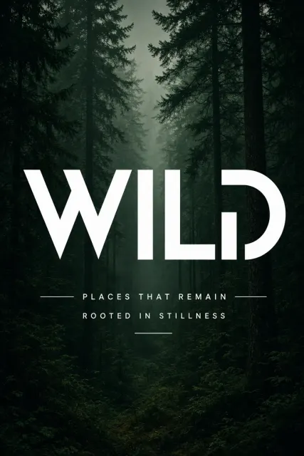 Forest image example: Deep Forest Minimalist Nature Poster