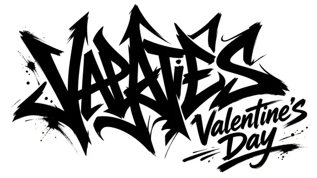 Lettering image example: Bold Graffiti Typography Confession Poster