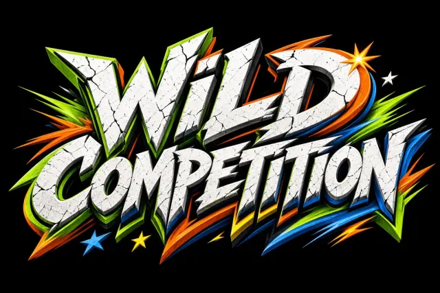 Esports image example: Wild Esports Streetwear 3D Graffiti Typography