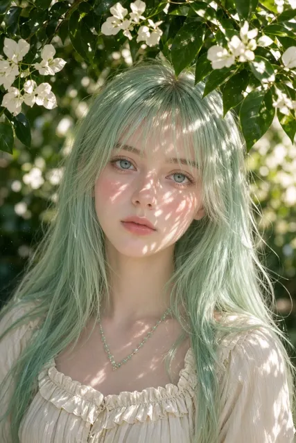 Ethereal Forest Nymph Cosplay Portrait