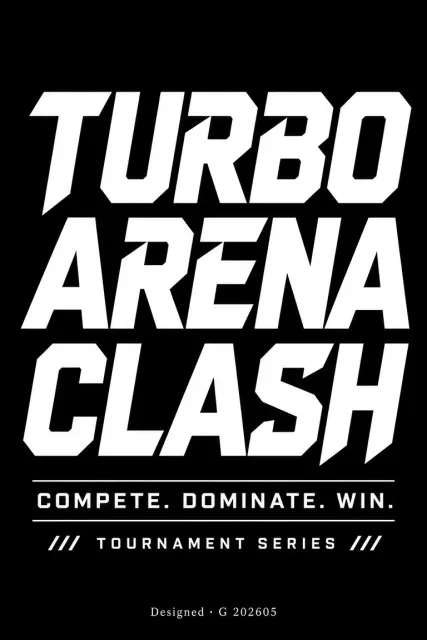 Dynamic and Energetic image example: Bold Blocky Sports Typographic Poster Design