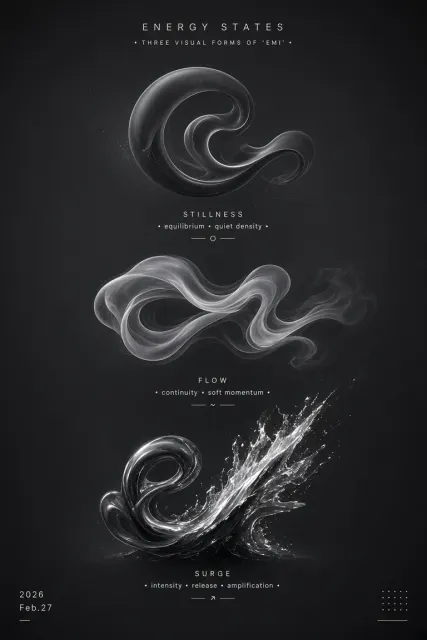 Abstract Fluid Energy State Icons