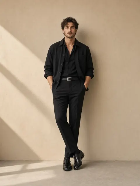 Minimalist Men's Fashion Portrait