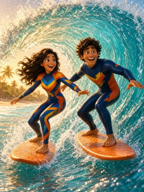 Tropical Wave Riders