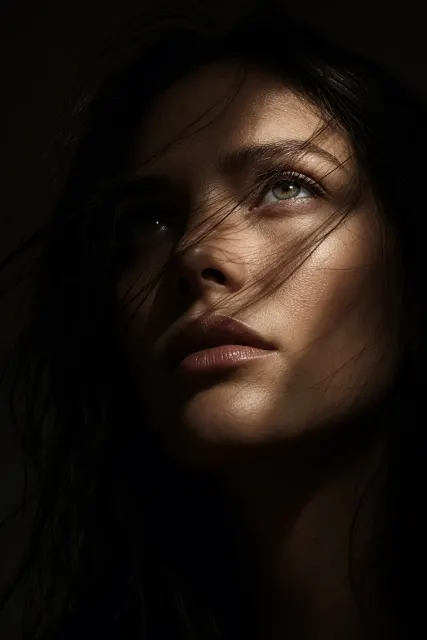 Dramatic Split Lighting Portrait