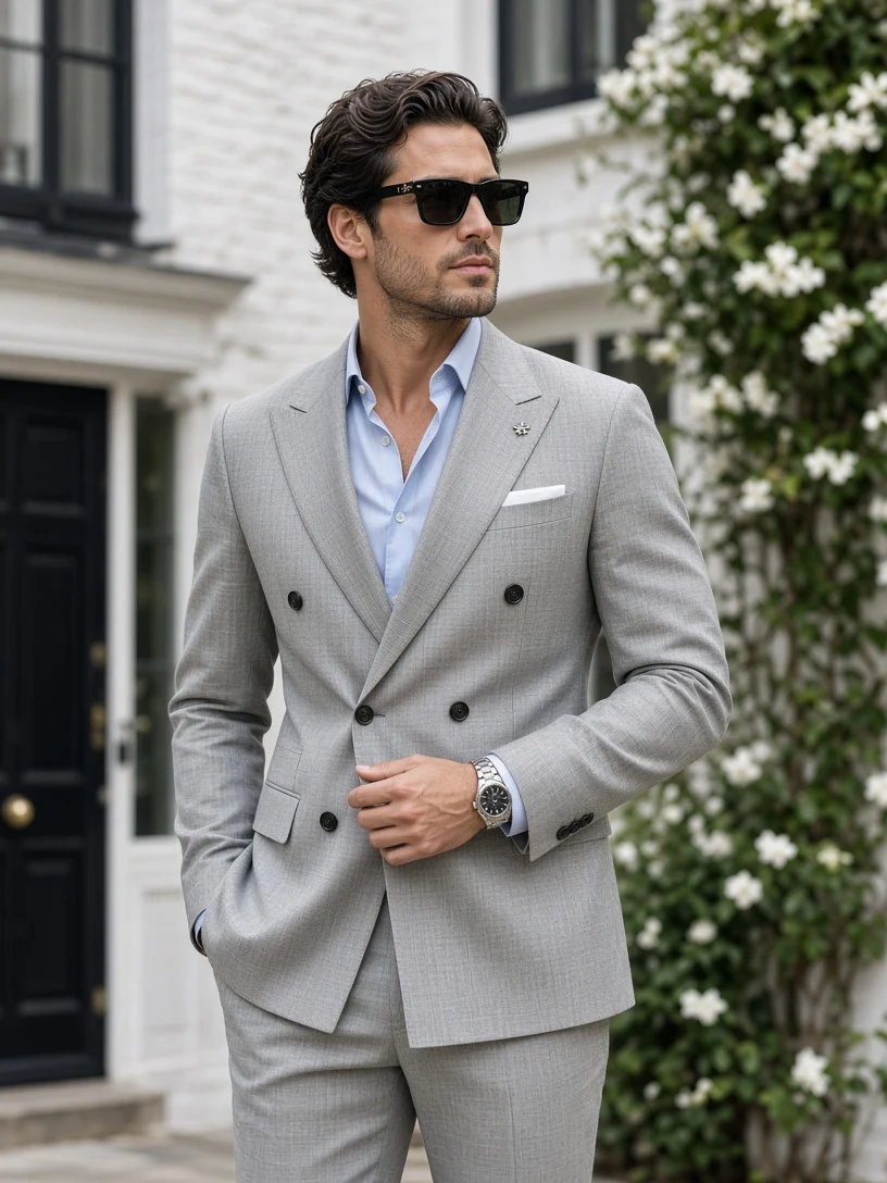Luxury Menswear Lifestyle Portrait