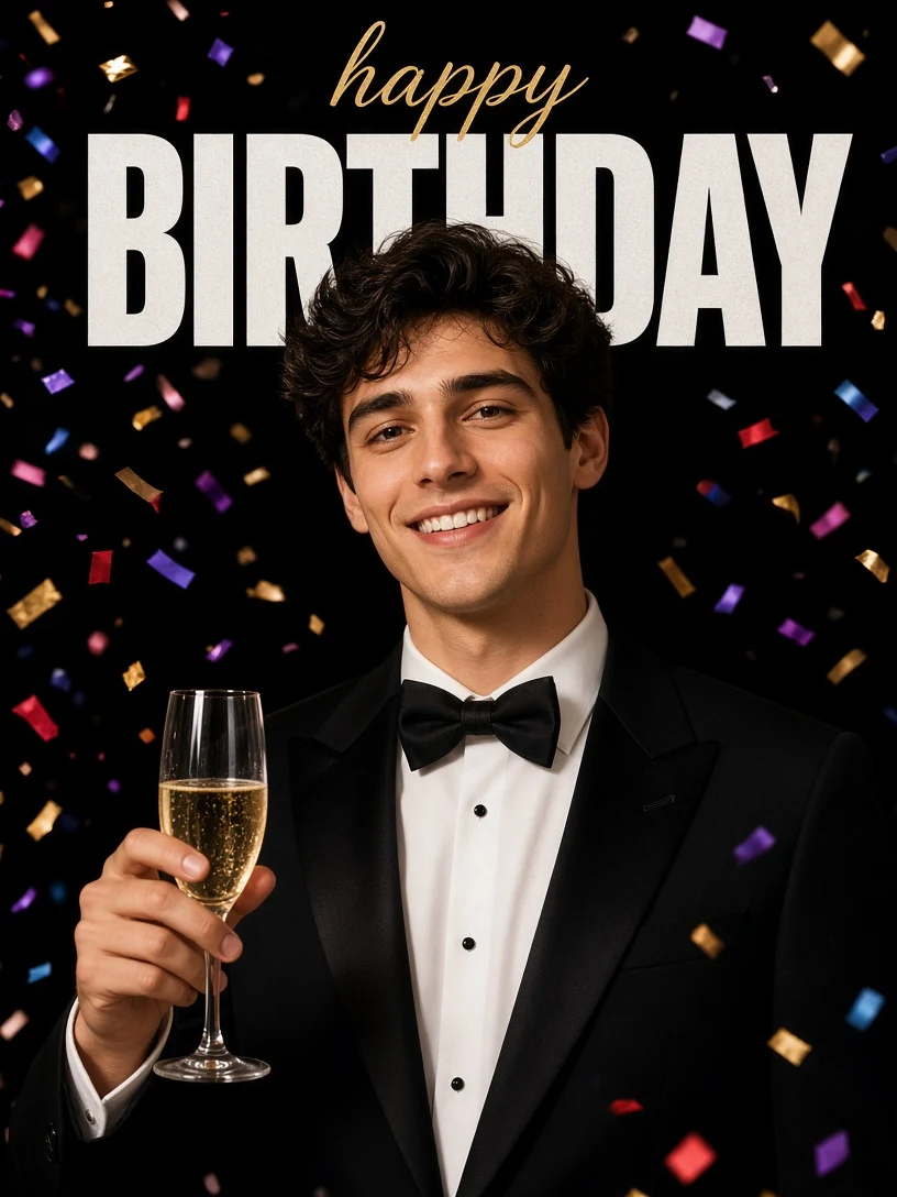 A Dapper Birthday Toast