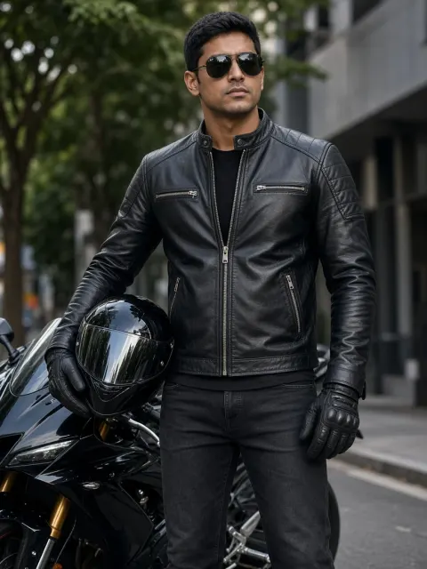 Urban Biker Portrait