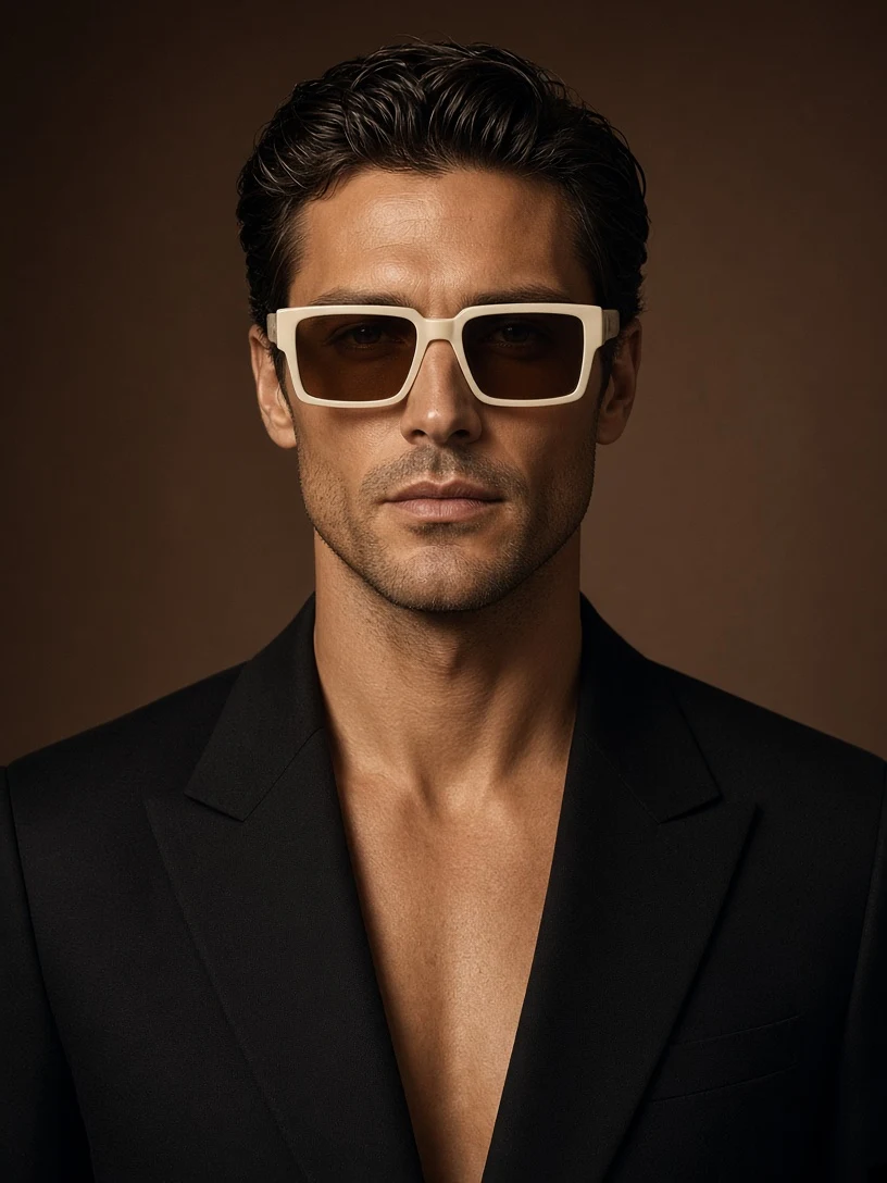 Contemporary Men's Fashion Studio Shot