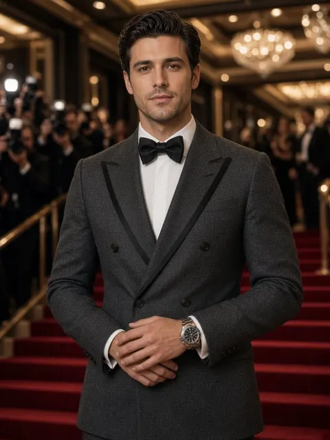 Sharp Tuxedo Red Carpet Glamour