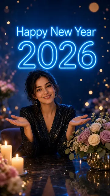 New Year Portrait Glow