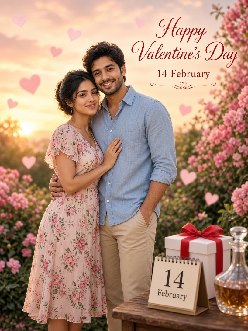 Valentine’s Garden Embrace
