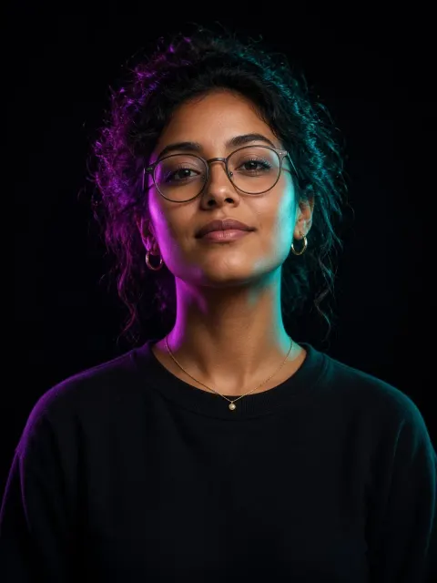 Split-Light Portrait