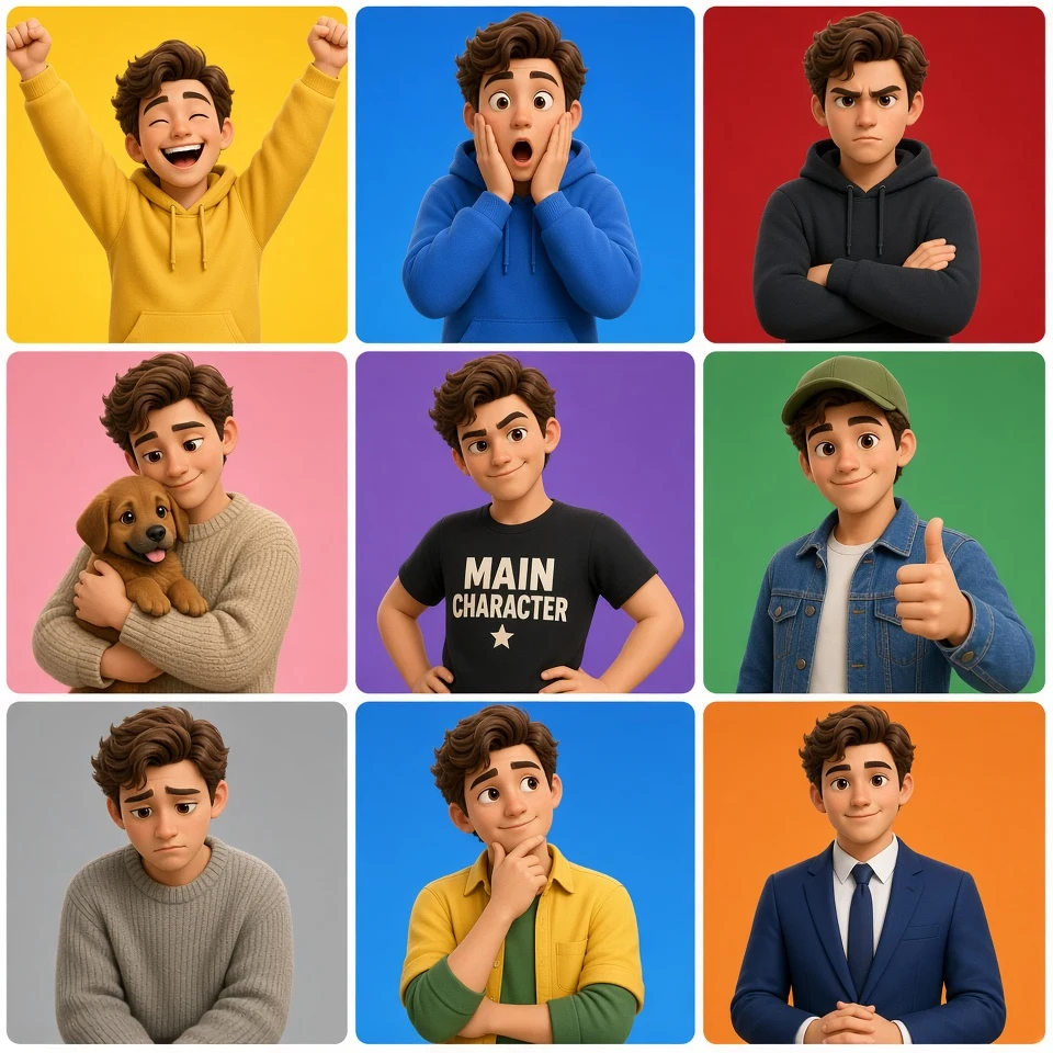 9 Faces of Character