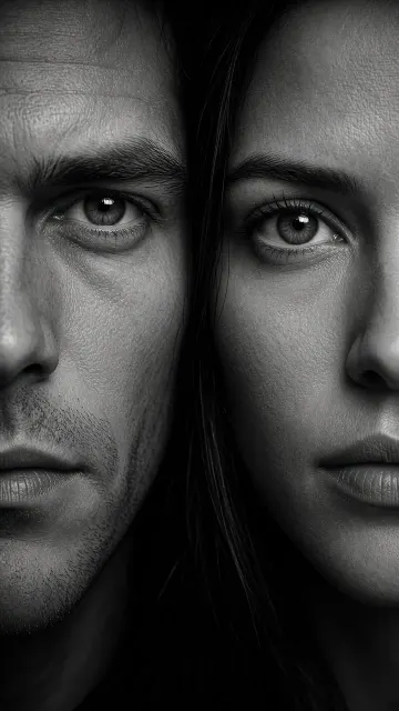 Macro Photography of Couple Portrait