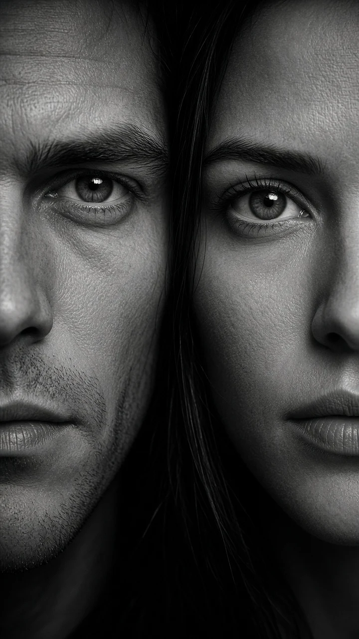 Macro Photography of Couple Portrait