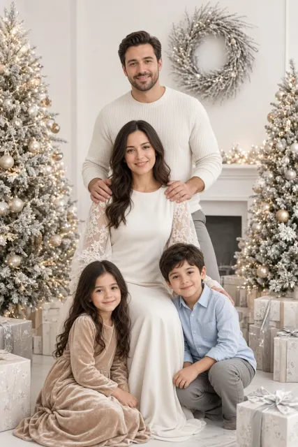 Winter Whites & Holiday Lights