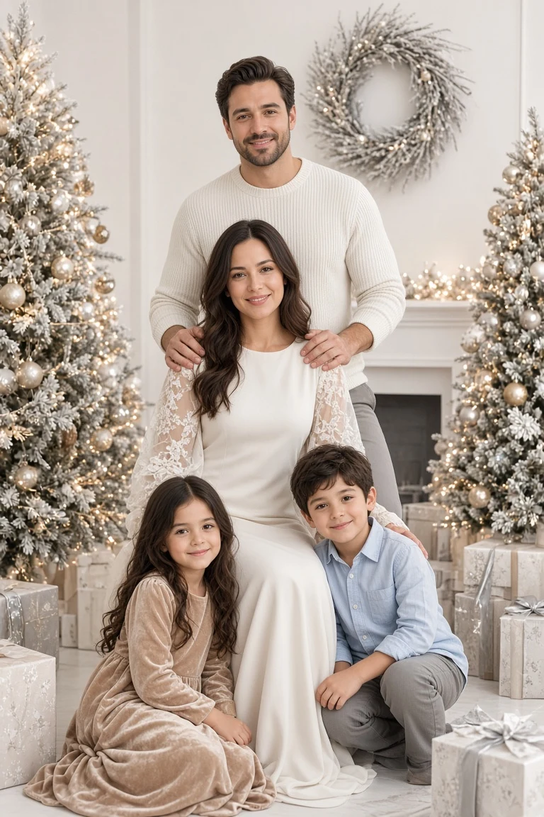 Winter Whites & Holiday Lights