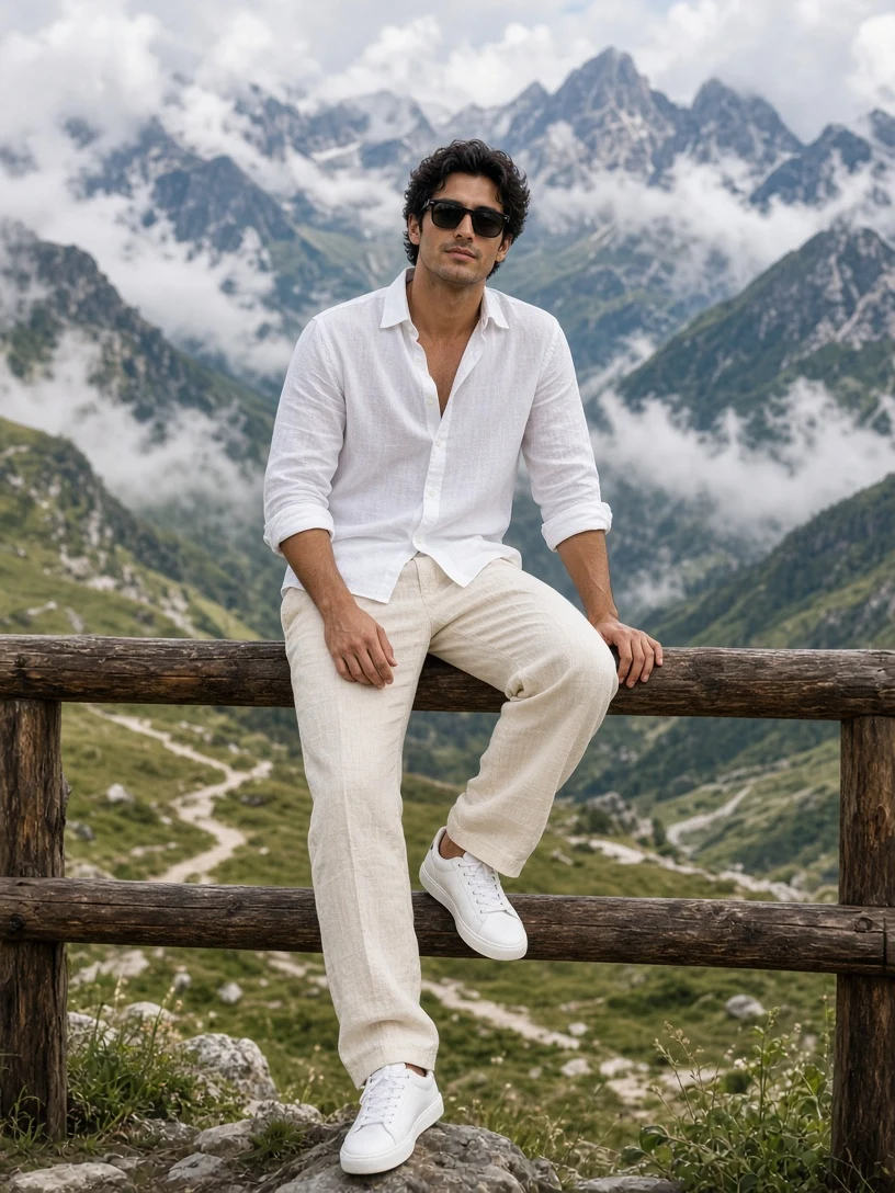 Men's Outdoor Travel Lifestyle Photography